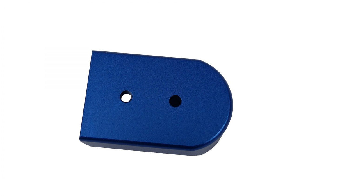 Magazine base, Blue alu, CZ SP-01 Shadow