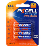 PK Cell Alkaline AAA Batteries, 4 pcs