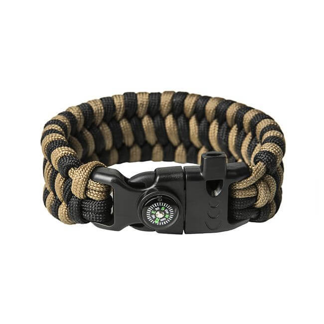 Trilobite Bracelet, Black & Coyote