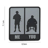 Patch, PVC, Me &amp; You, Grey