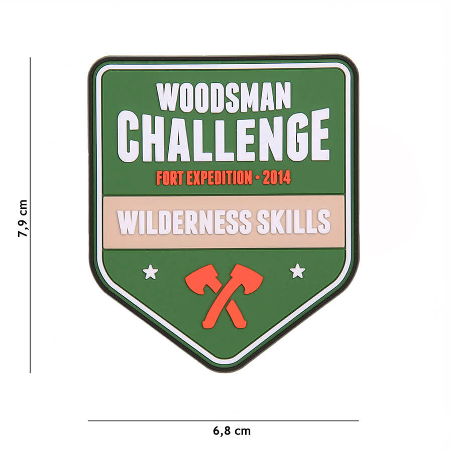 Patch, PVC, Woodsman Challenge