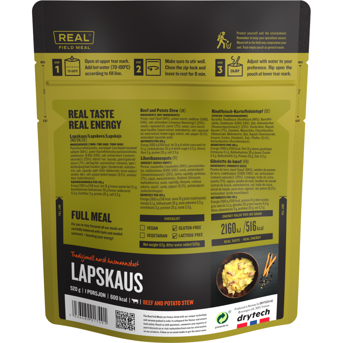 Real Field Meal, Labskovs