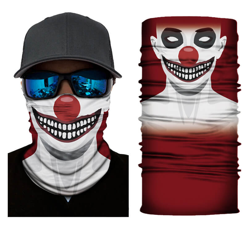 HH Neck Gaiter, Demon Clown