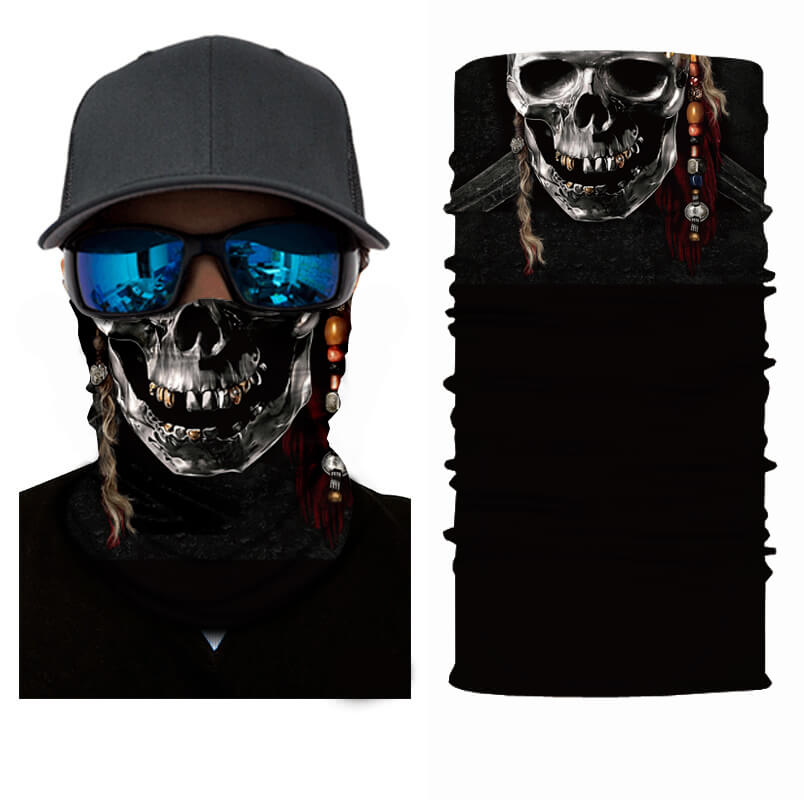 HH Neck Scarf, Pirate Skull