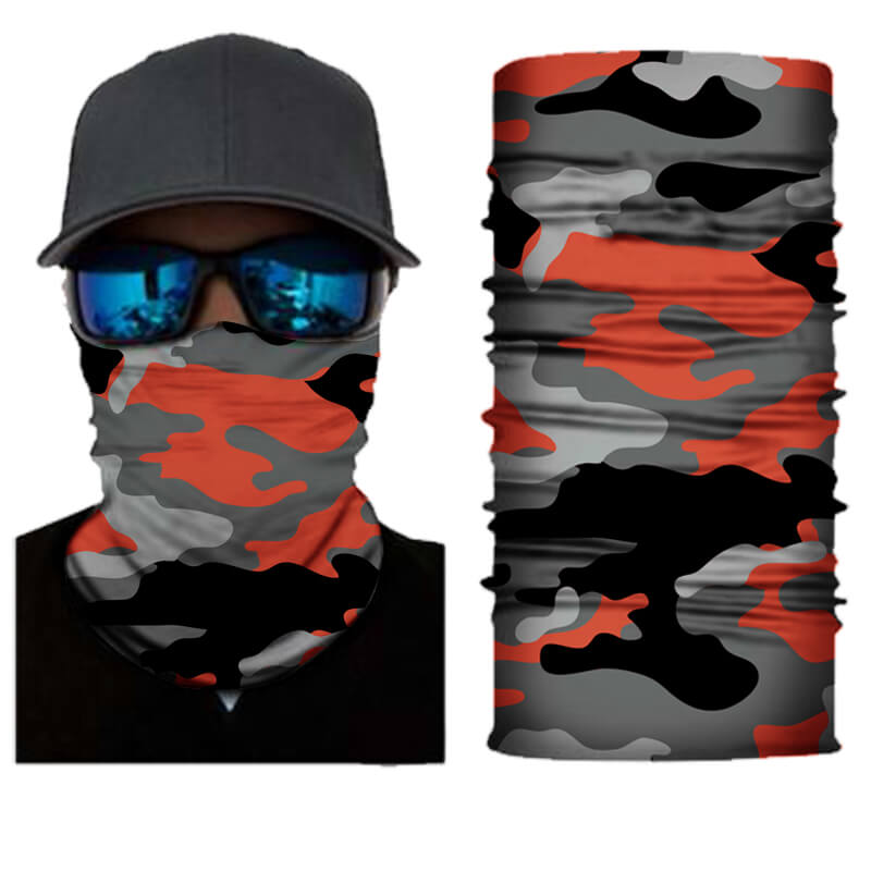HH Neck Gaiter, Red Camo