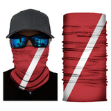 HH Neck Gaiter, Red Stripe