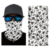 HH Neck Gaiter, Black Flowers