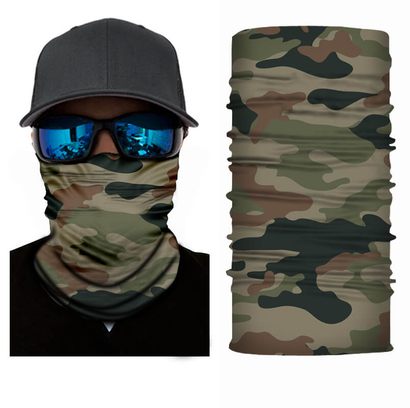 HH Neck Gaiter, Wood Camo