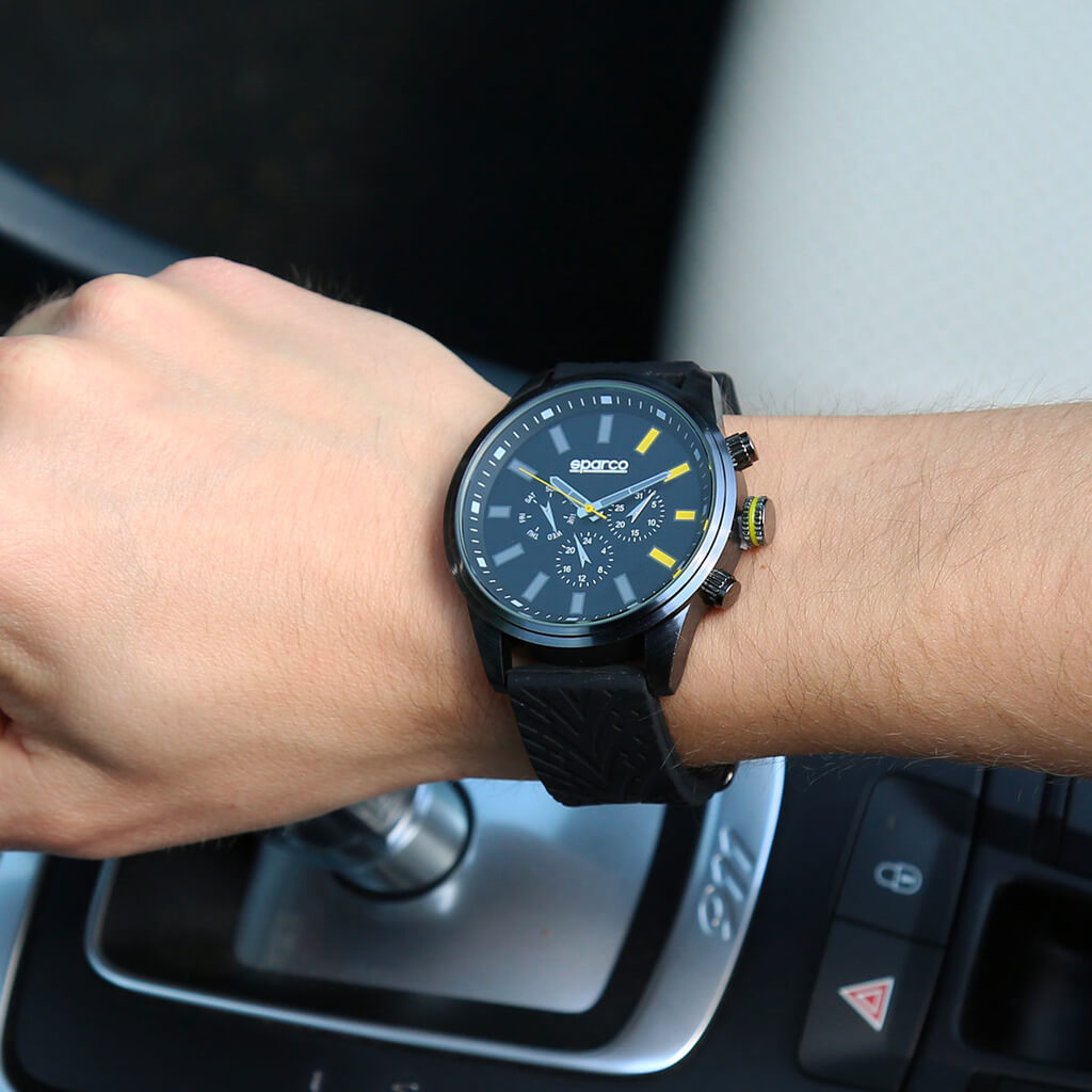 Sparco Niki Watch, Yellow