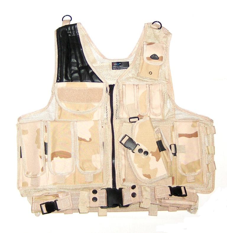 Tactical vest, Full set, Desert str. one size