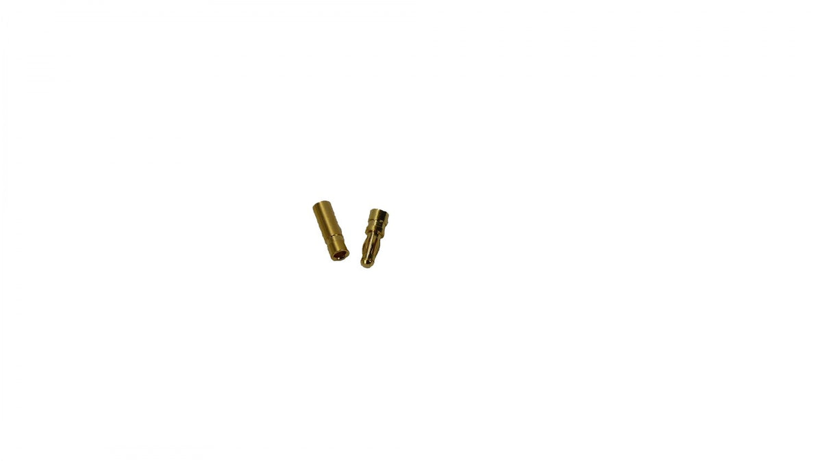 Gold stud 2mm, pcs (one male and one female)