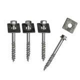 Bolt set for wood, 4 pcs.