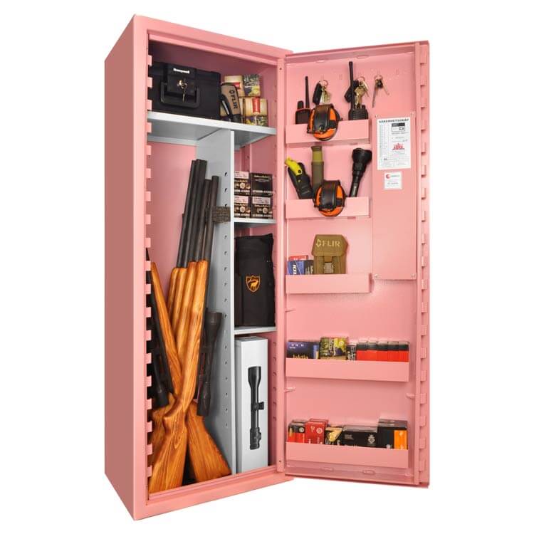 SP88E Colored gun cabinets, Combination lock