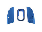 Short grip and mag. funnel. CZ SP-01 Shadow, Blue