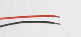 Silicone cable 1 x 1.5 mm2 black, 1m