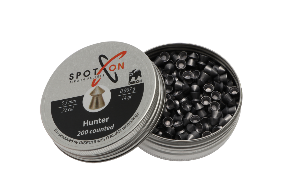 Spot On Hunter hagl 5,5 mm, 200 stk i dåse