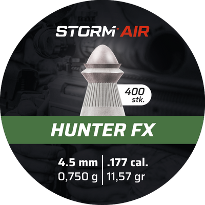 Storm Air Hunter FX Pellets, 4.5 mm, 400 pcs