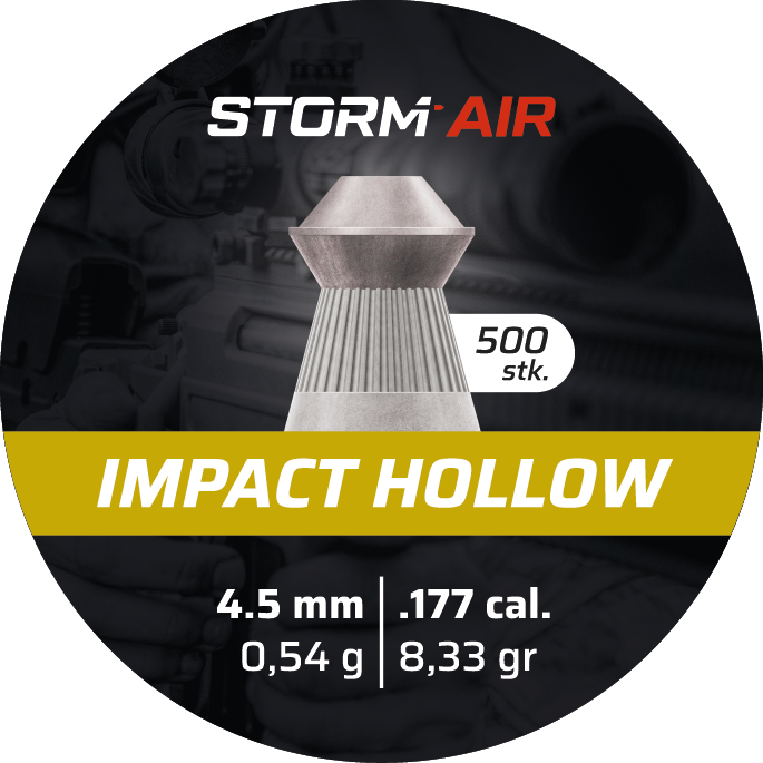 Storm Air Impact Hollow, 4,5 mm, 500 pcs