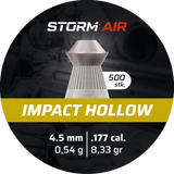 Storm Air Impact Hollow, 4,5 mm, 500 pcs