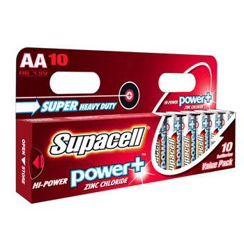 Supacell AA Batteries, 10 pcs