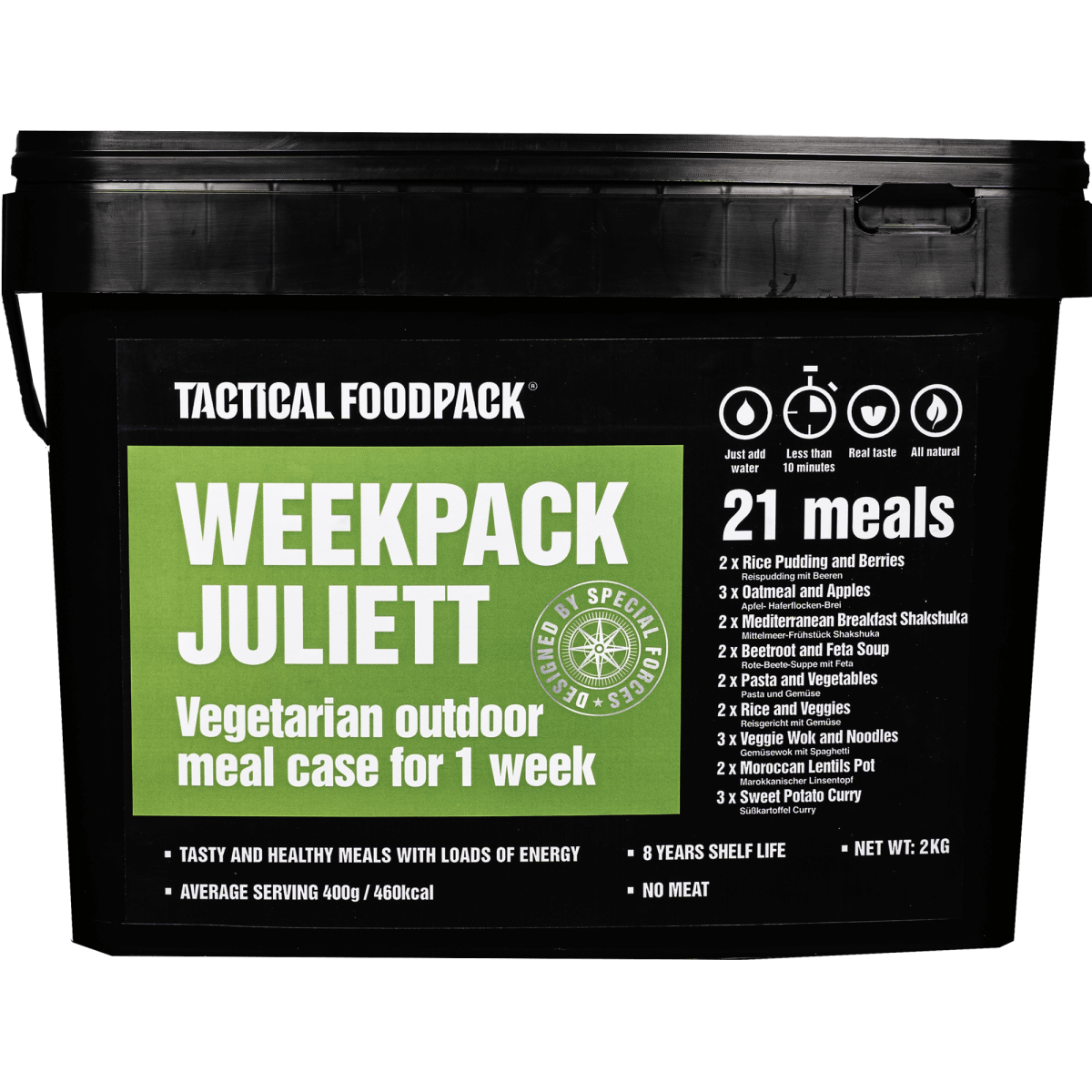 TF Weekly Pack Juliett, 21 meals