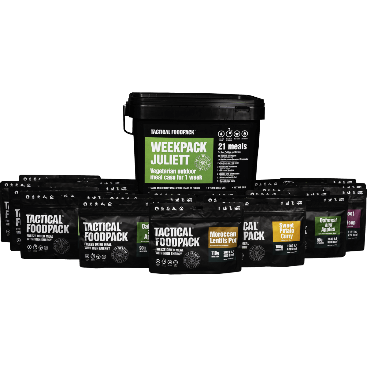 TF Weekly Pack Juliett, 21 meals