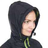 Trespass Qikpac Unisex Waterproof Jacket, Black