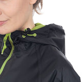 Trespass Qikpac Unisex Waterproof Jacket, Black