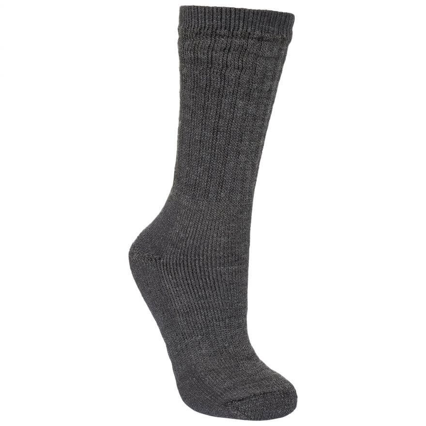Trespass Stroller, Merino Wool Hiking Socks, Black