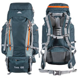 Trespass Trek 66 Backpack, Red