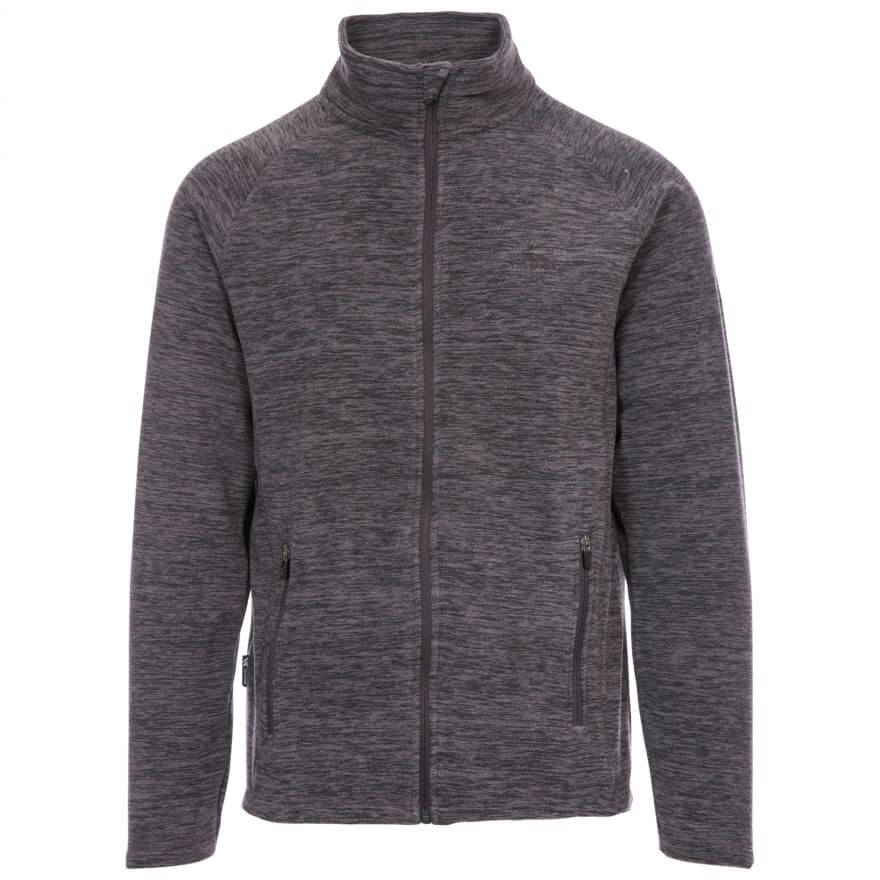 Trespass Veryan Men's Fleece, Dark Gray Marl