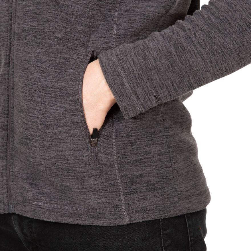 Trespass Veryan Men's Fleece, Dark Gray Marl