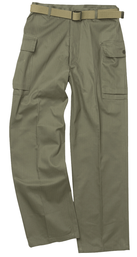 US WWII HBT M41 Pants, Repro