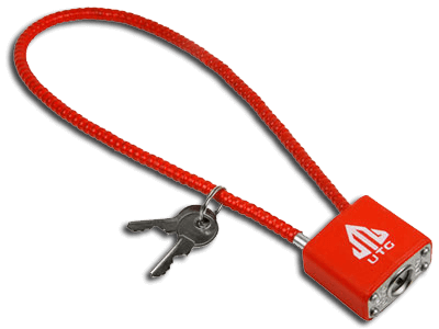 UTG Cable Lock, Red