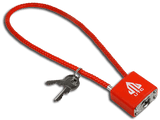 UTG Cable Lock, Red