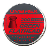 Umarex Green Flathead, Lead Free, 200 pcs, 4,5mm(.177)