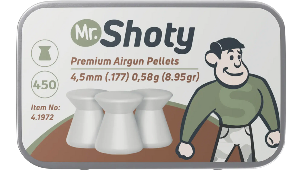 Mr. Shorty Fladhagl, 4,5 mm, 450 Stk Umarex