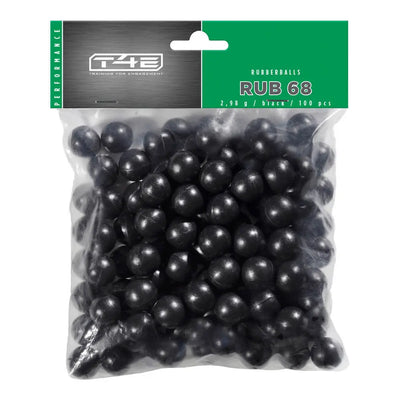 T4E Performance Rubber Balls .68, 100 pcs