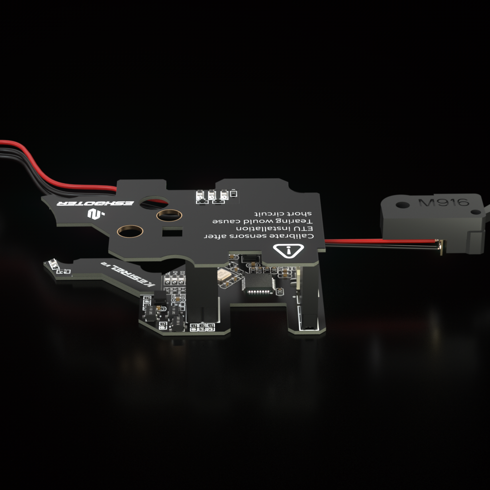 E-Shooter Kestrel V2 ETU/MOSFET med App, Ledning Bagud – billede 2