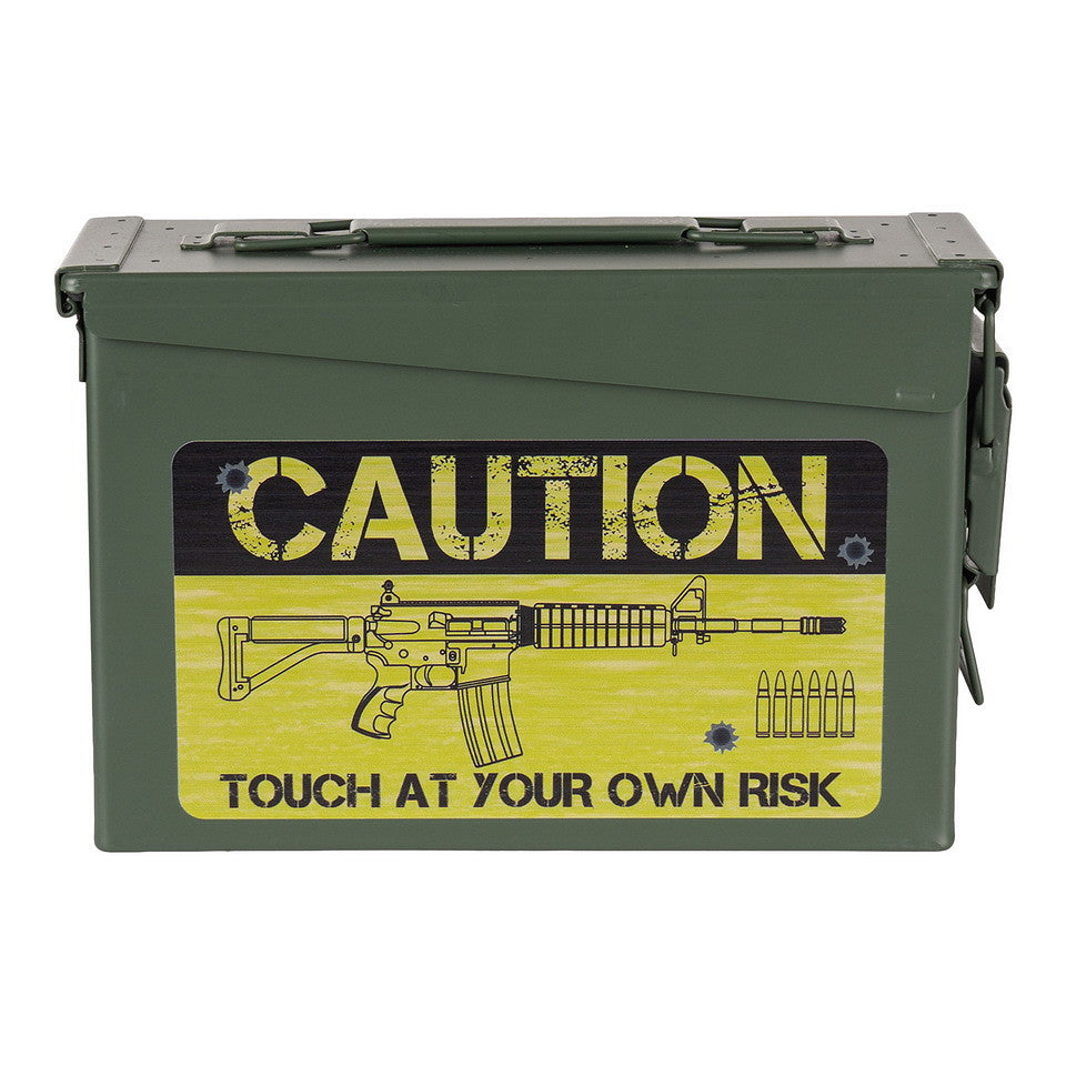 101 Inc Ammobox, cal. 30, Caution Risk