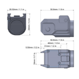 Vector Scrapper Pistol Flashlight Compact, Tan