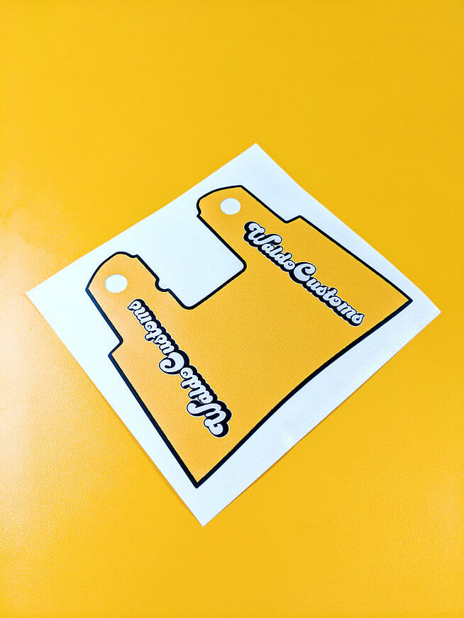 Waldo Grip Sticker, Yellow