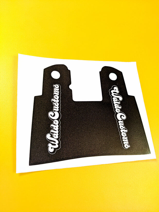Waldo Grip Sticker, Black