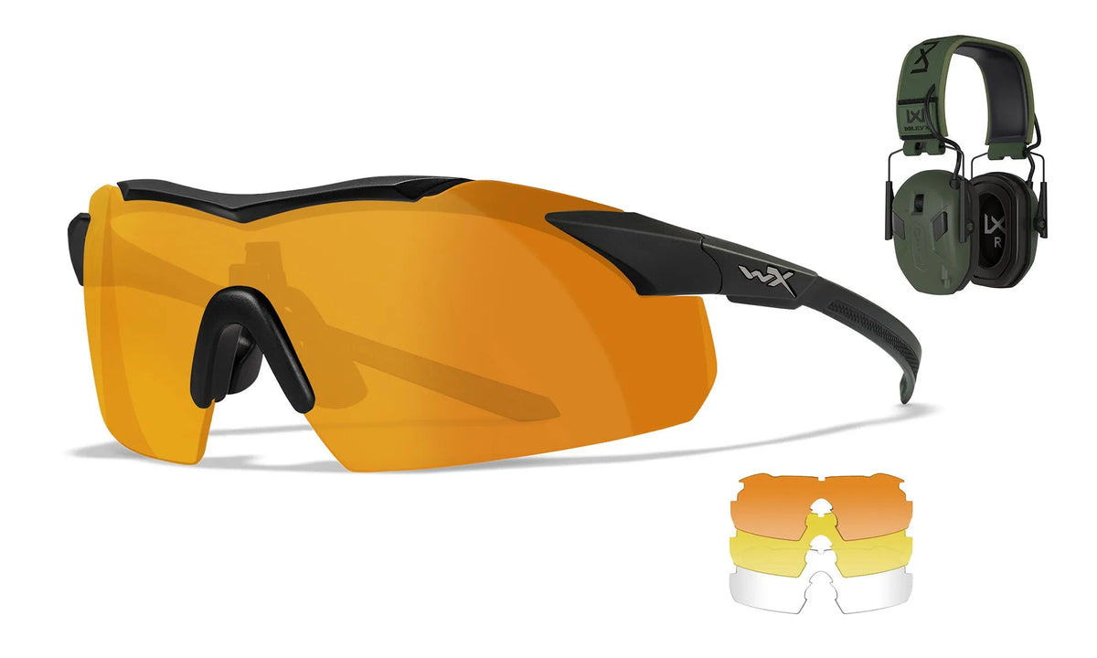 Wiley X Vapor Comm Shooting Range Kit