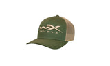 WileyX Snapback Cap, Green/Tan