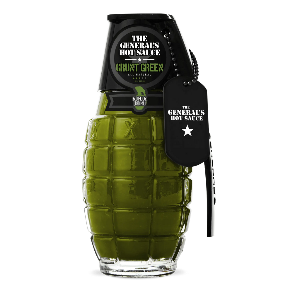 TGHS Grunt Green Hot Sauce The General's Hot Sauce