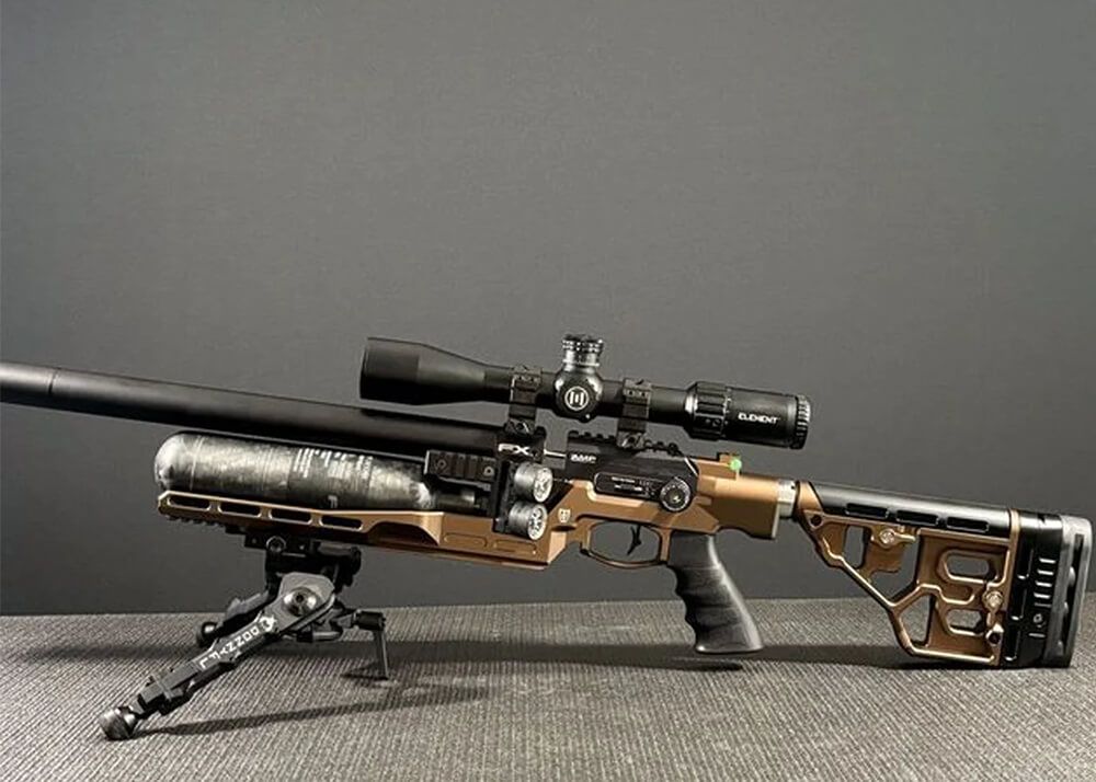 Saber Tactical FX Panthera/Dynamic/King chassis i bronzefarvet aluminium