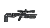FX Leopard Compact Bottle PCP-luftgevær i 4,5 mm, bullpup med kulfiberflaske og 500 mm løb