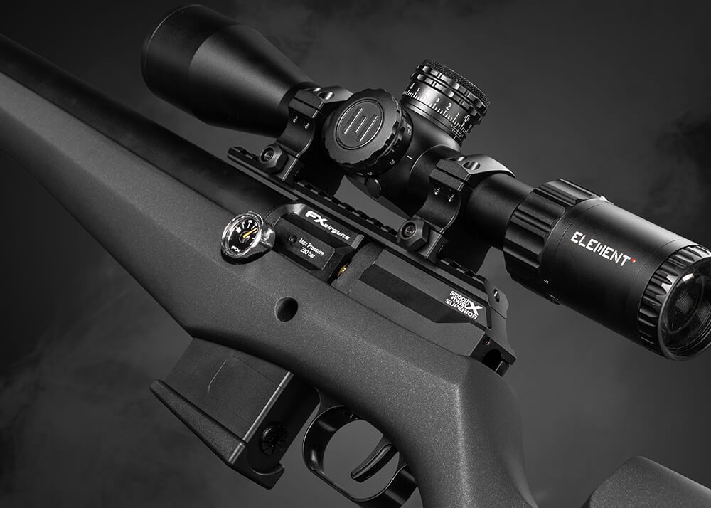 FX DRS MKII Classic Synthetic Standard PCP-luftgevær i 4,5 mm med 600 mm løb og syntetisk kolbe