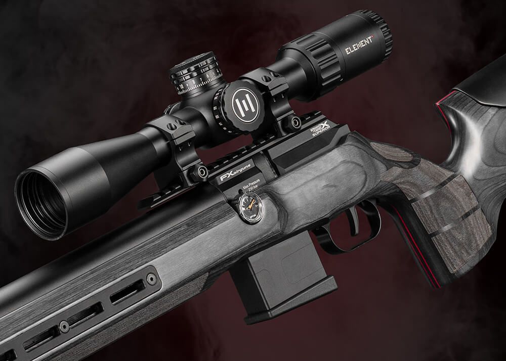 FX DRS MKII Redline Compact PCP-luftgevær i 4,5 mm med lamineret træskæfte